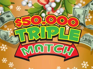 $50,000 Triple Match official game artwork