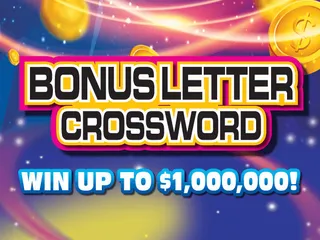 BONUS LETTER CROSSWORD official game artwork