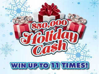 $50,000 HOLIDAY CA$H official game artwork