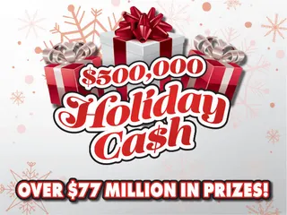 $500,000 HOLIDAY CA$H official game artwork