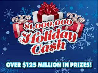 $1,000,000 HOLIDAY CA$H official game artwork