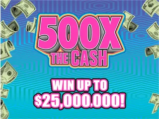 500X THE CASH official game artwork