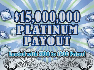 $15,000,000 PLATINUM PAYOUT official game artwork