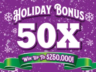 HOLIDAY BONUS 50X official game artwork